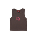 Ugly Duckling Organic Crop Tank | Faded Grey