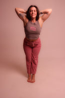 Ugly Duckling Organic Crop Tank | Faded Grey